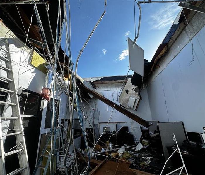 Commercial Building Roof Collapse